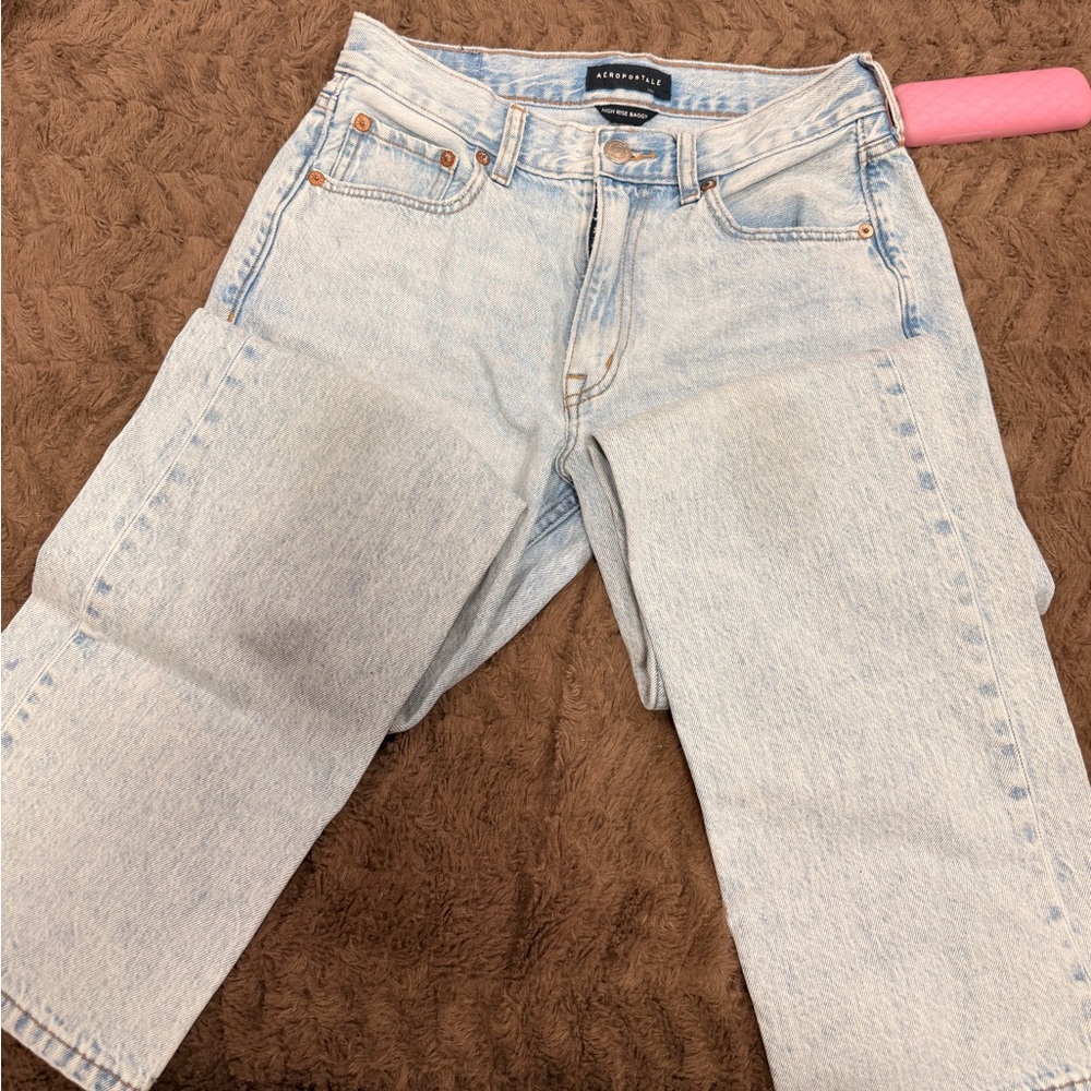 light blue jeans